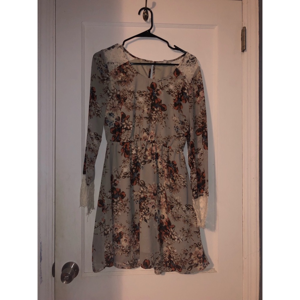 Floral and Lace Dress